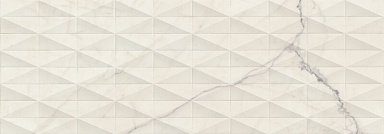 Плитка Marazzi Italy M73S Allmarble Wall Statuario Struttura Pave Lux 3D 40х120