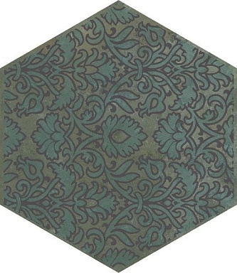 Декор Kerama Marazzi VT/B560/SG23037N Гроссето зеленый 20x23,1