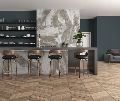 Керамогранит Ecoceramic Ancona Chocolat 8x44,2