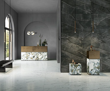 Керамогранит Vitra K951845LPR01VTEP CityMarble Калакатта Блэк 7ЛПР R9 60x120