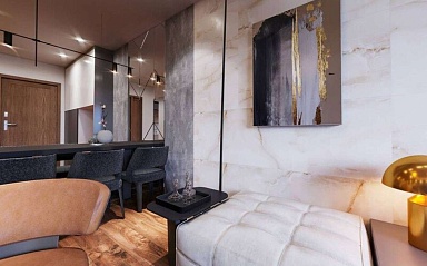 Керамогранит Absolut Gres AB 1137G Antique Onix Natural gloss 1200x600
