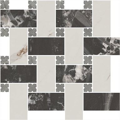 Kerama Marazzi ID163 Декор Риальто 3 наборный матовый 43,5x43,5x0,9
