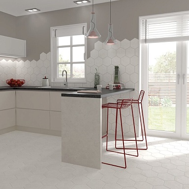 Керамогранит Equipe 20338 Hexatile Negro Mate 17.5x20