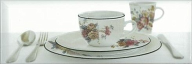 Декор Absolut Keramika Decor Tea 03 White B 10X30
