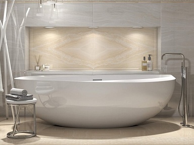 Панно Kerama Marazzi 13041R/4x/3F Контарини светлый обрезной 179х60 (комплект 4 шт.)