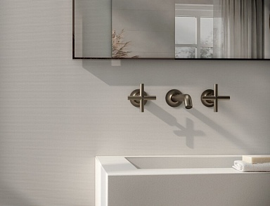 Плитка Eurotile 565 Остин серый рельеф 30x90