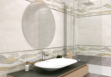 Плитка Alma Ceramica TWU12RLT04R Rialto рельефная 246x740x9