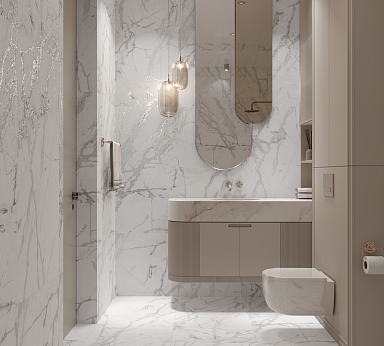 Керамогранит Arcadia Ceramica CR4023-A Diverso White Carving 60x120