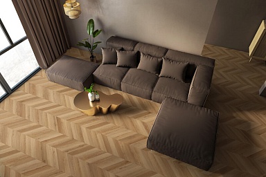 Керамогранит Global Tile GT5010026992MCR Вуди Бежевый шеврон 50x100