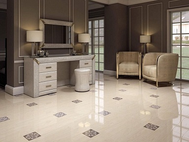 Kerama Marazzi HGD/A31/TU0031L Вставка Фратте беж лаппатированный 15х15