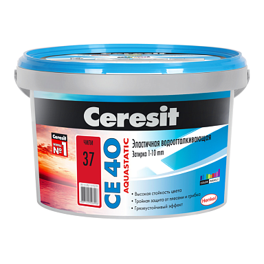 Смеси и затирки Ceresit CE 40 1427835 CE 40/2 Затирка эл вод против (чили) 2 кг