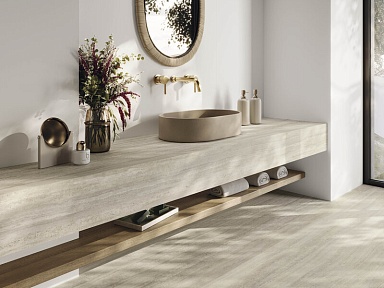 Керамогранит Venux Surface Travertine Vein Nature 3D 6mm 160x320