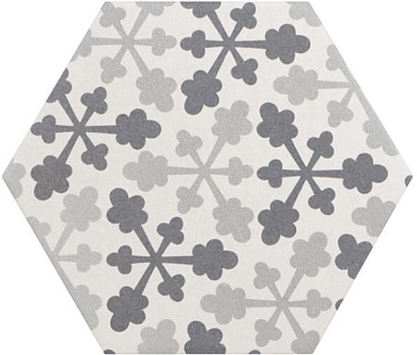 Декор Equipe 21357 Hexatile Harmony B&W 17,5x20