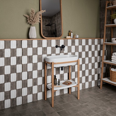 Керамогранит DNA Tiles 138707 Bow Cotto Matt 5.2х16
