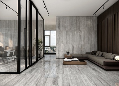 Керамогранит Eurotile Mirallo Серый Полированный 60x120