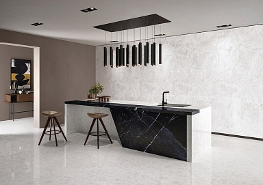 Керамогранит Emil Ceramica EHAA Calacatta Black Lapp Rett. 60x120