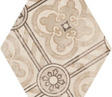 Декор Equipe 22098 Hexatile Cement Garden Sand 17,5x20 (17 видов паттерна)