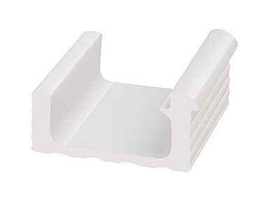 Декоративная вставка Serapool KP203 Переливной лоток керамический White 29x24,5