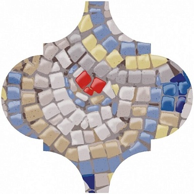 Декор Kerama Marazzi OP/A169/65000 Арабески Майолика Гауди 6.5x6.5