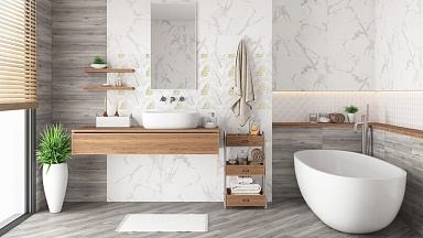 Плитка LB-Ceramics 1064-0157 Миланезе дизайн каррара 20х60