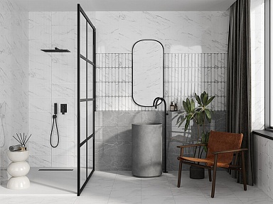 Плитка Gracia Ceramica 010100001580 Арко белый верх 01 25х40