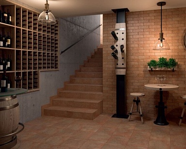 Paradyz Ilario Brown Ступень простая MAT 30х30
