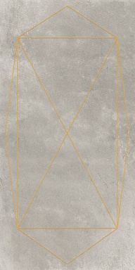 Декор Cedit 763521 Araldica Cemento Blasone Senape Mat R 6mm 120x240