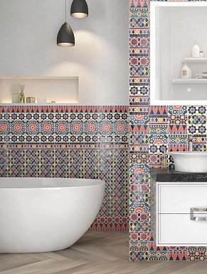 Бордюр Kerama Marazzi BLD035 Багет Клемансо зеленый 15*3
