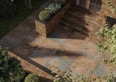 Клинкерная плитка Paradyz Ardis Rust Elewacja Struktura Mat 40x6,6