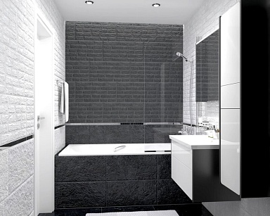 Керамогранит Laparet Loft чёрный 30х60