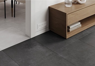 Керамогранит Ceradim Cement Strength Graphite Темно-серый Матовый 60х120