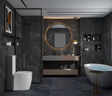 Керамогранит Basconi Home BHB-3002 Venato Grey grains mould R11 60x120