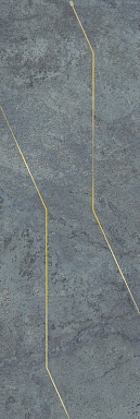 Kerama Marazzi OS/D214/13117TR Декор Эвора синий светлый глянцевый обрезной 30x89,5x0,9