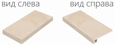 Ступень Italon 620070000636 Charme Evo Onyx Scalino Angolare Sinistro 33x60