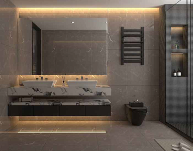 Керамогранит Basconi Home BHW-0016 Karna Brown Polished (Sinking Ink) 600x1200x8