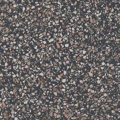 Керамогранит Kerama Marazzi KM6060G0021R Бричиола чёрный матовый обрезной 60x60x0,9