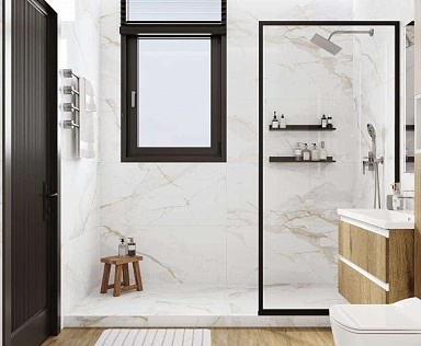 Керамогранит Laparet Solar Bliss Белый Полированный 60х120