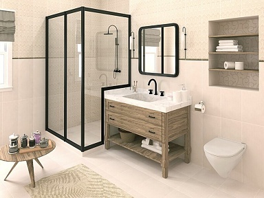 Плитка Керлайф VENICE RICCIOLO CREMA 25.1*70.9