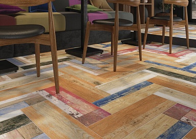 Керамогранит Cersanit C-CL4M452D Colorwood многоцветный 18,5x59,8