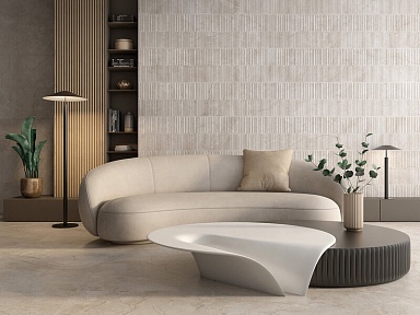 Плитка Ibero Mystic Occitanie Art Beige Vecchio 40x120