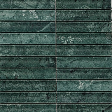 Мозаика Pixmosaic PIX344 Spider Green, Concave матовая 30х151 305х318х12