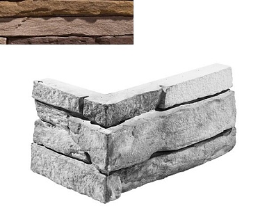 Искусственный камень Leonardo Stone Угловой элемент Шампань 830 20/10x10x3