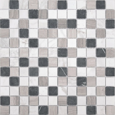 Мозаика Caramelle Mosaic Pietra Mix 4 Mat 23x23x4 (ПУ) 298x298