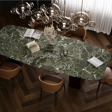 Керамогранит StaroSlabs Peacock Verde Texture 1600х3200х12