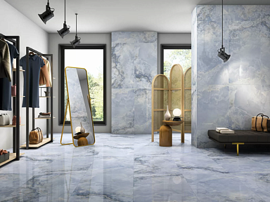Керамогранит Duna Onyx Sea Blue Satin Matt 120x60