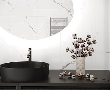 Керамогранит Laparet Pristine White белый матовый 60x60