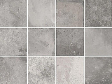 Керамогранит Kerama Marazzi KM1010G0011N Спартель серый матовый 29,8х39,8 из 12 частей 9,8x9,8x0,7