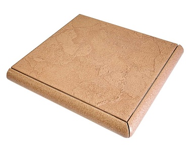 Ступень Casalgrande Padana Gradone Angolare Rusticato Ardesia Rosso Naturale 9.5мм 30x30