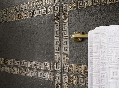 Декор Versace 261344 GREEK CASSETTONE Beige/Oro 40x80
