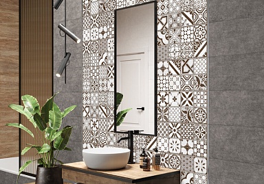 Плитка Alma Ceramica TWU2550BOH70 Boho рельефная 249x500x8